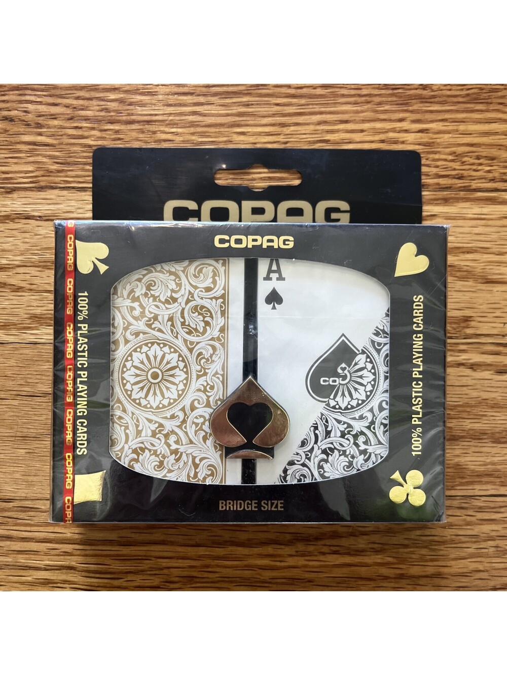 Copag 1546 Black & Gold Regular Index - Bridge